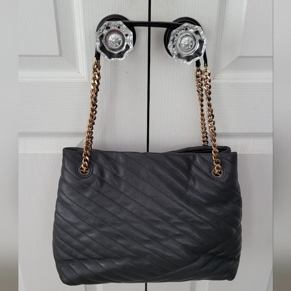 EUC Tory Burch KIRA CHEVRON TOTE Bag - Picture 11 of 11